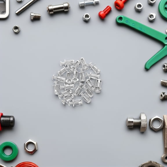 Raindrops 80Pcs Heavy Duty Metal Expansion Bolts with Petal Nut Design for Concrete and Drywall Walls