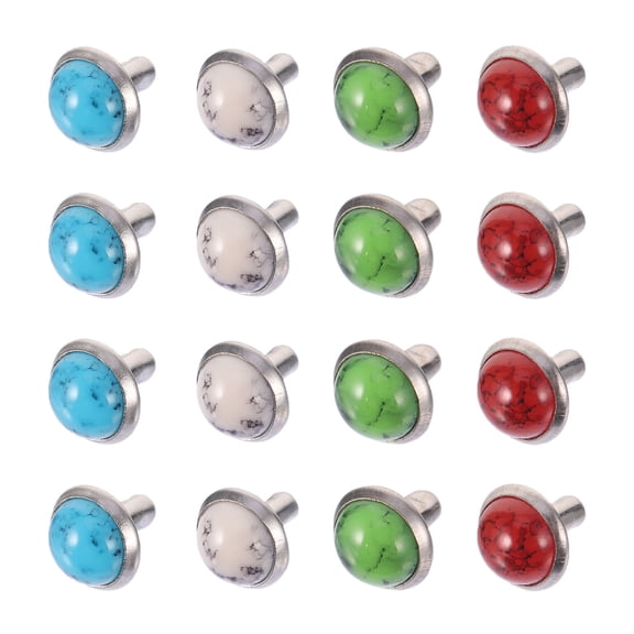 Raindrops 80Pcs Rapid Rivet in Turquoise for Jewelry and Projects