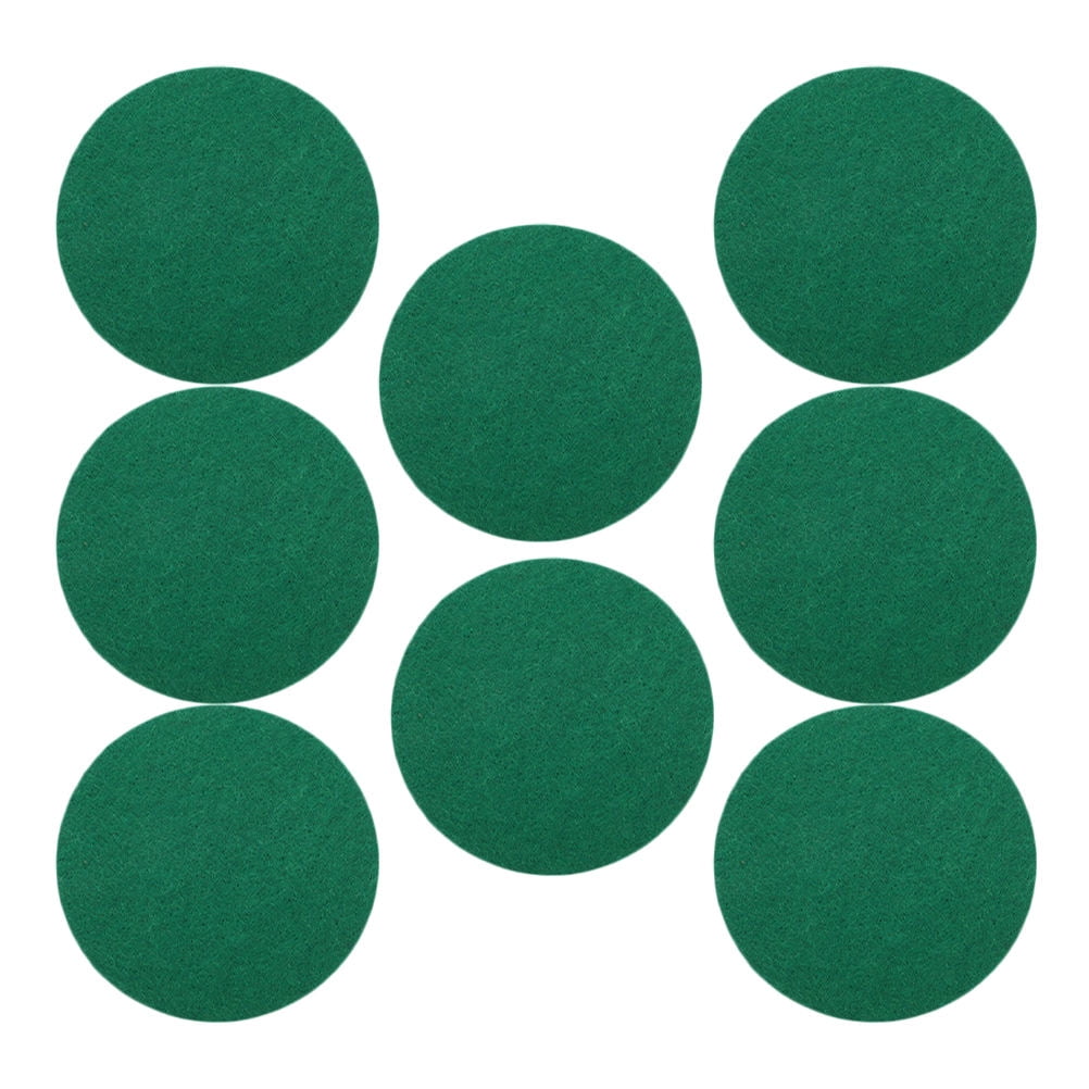 Raindrops Table Hockey Pads Polyester Fiber 8Pcs 3.69X3.69X0.04In