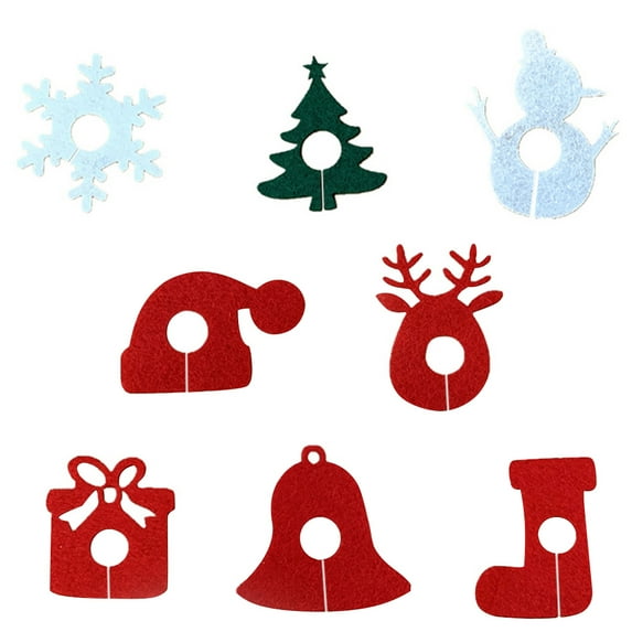 Raindrops Cup Covers Wine Glass Rings Assorted Color Nonwovens 8pcs