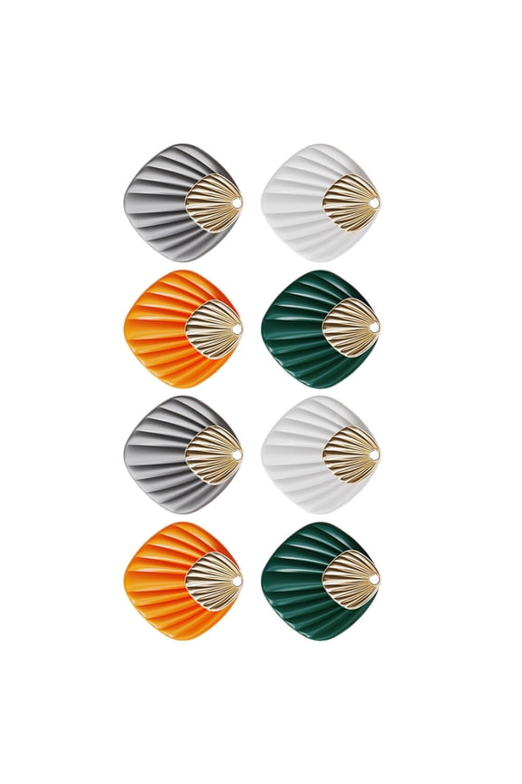 Multipurpose Hook Adhesive Shower Hooks Grey 8Pcs