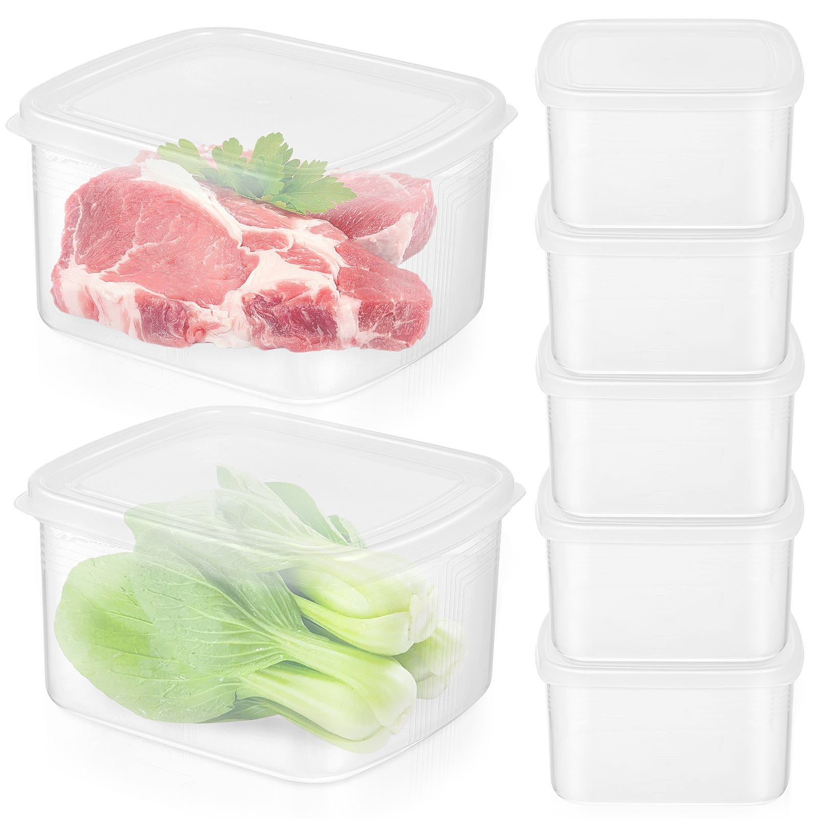 Raindrops 8Pcs Kitchen Storage Containers Airtight Containers For Use ...