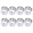 thumbnail image 1 of Raindrops 8Pcs Metal Round Cake Making Mold Ring Cookie Mold Round Mold Cake Biscuit Mousse Mold, 1 of 8