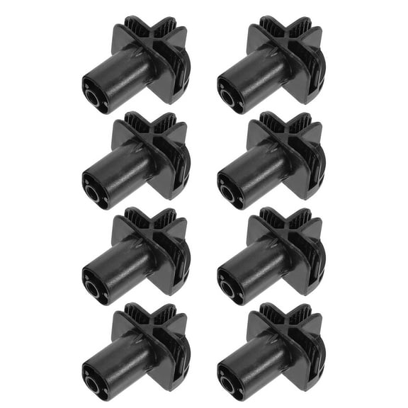 FOMIYES Black Plastic Wire Cube Connectors for Modular Closet Organizer Storage Shelving System Accessories