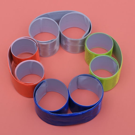 Raindrops 8Pcs Sports Wristbands Reflective Bands For Night Jogging And Hiking Events