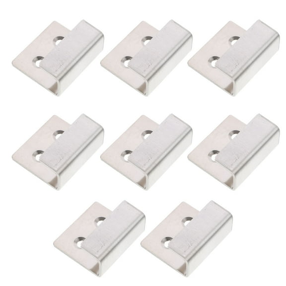 Raindrops 8Pcs Wall Mounted Photo Frame Hook Triangle D-Ring Stainless Steel Picture Mounting Hardware 1.6In