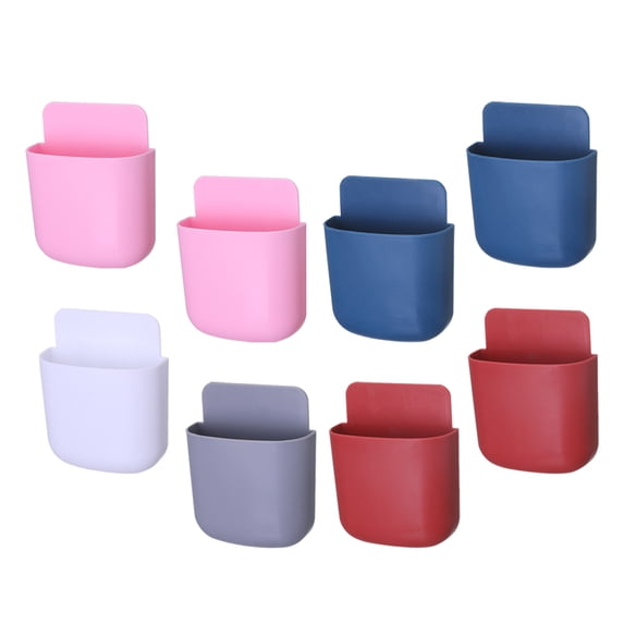 Raindrops 8Pcs Wall Remote Control Holders No Drilling Remote Organizers Wall Holders