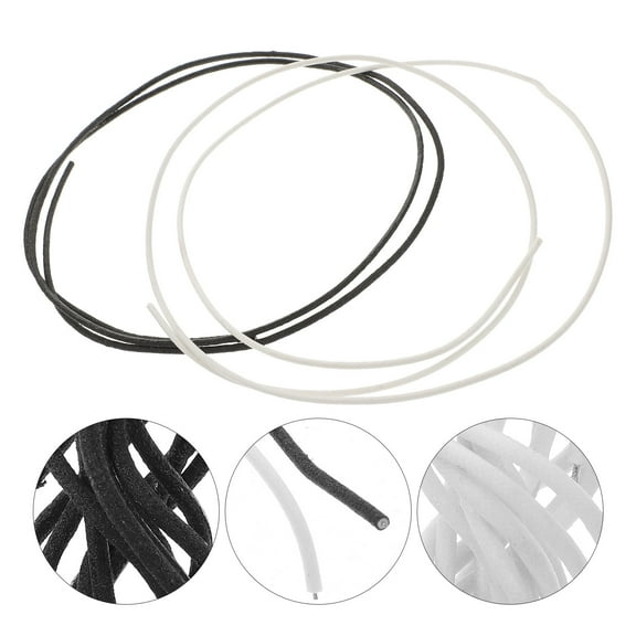 Raindrops Vintage Style 22 AWG Guitar Wire Assorted Colors with Push Back Cloth Sleeve for Electric and Acoustic Guitars