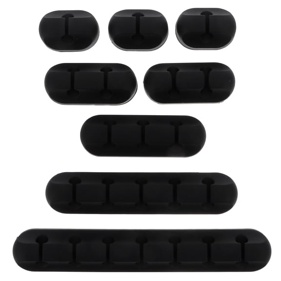Raindrops 8pcs Cable Holder Clips Self Adhesive Wire Organizer Cable Management Tools