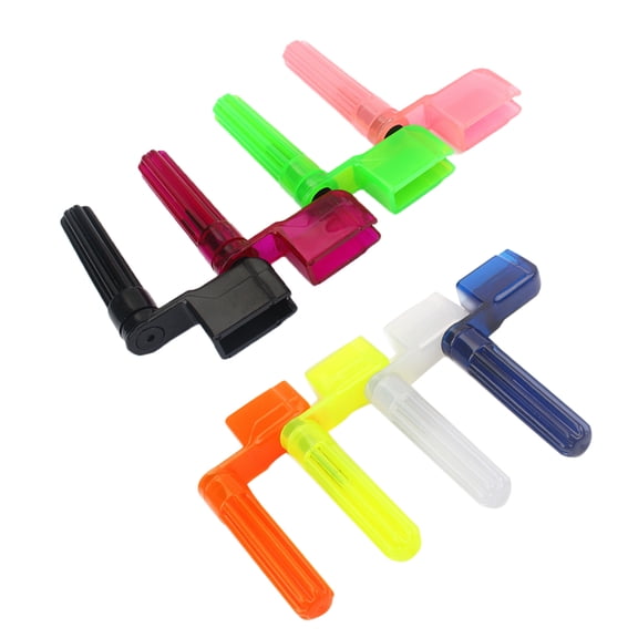 Raindrops 8pcs Portable Plastic Acoustic Guitar String Winders Bridge Pin Peg Pullers
