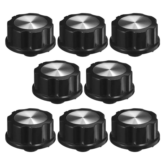 Raindrops 8pcs Plastic Grill Control Knobs Gas Burner Replacement Knob Air Fryer Timer Knob Nonslip Grip for Kitchen Appliance