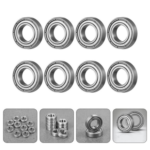 Raindrops 8pcs Roller Ball Bearing Precision Double Sealed Bearing Small Ball Bearings For Replace Inner Diameter 1cm