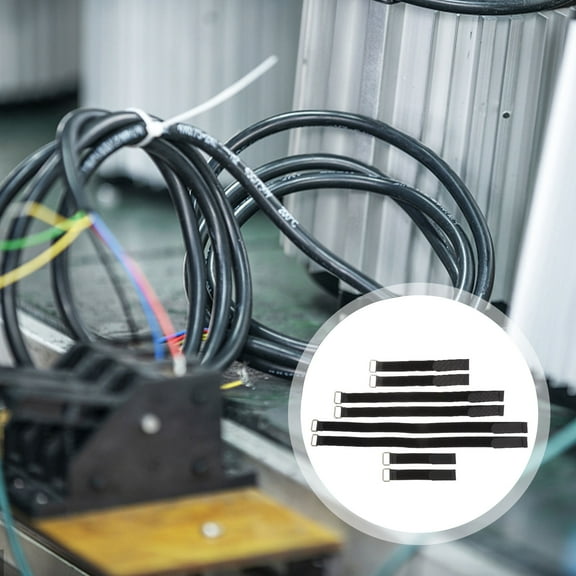 Raindrops 8pcs Storage Strap Hook And Loop Nylon Strap Tool Organizer And Storage