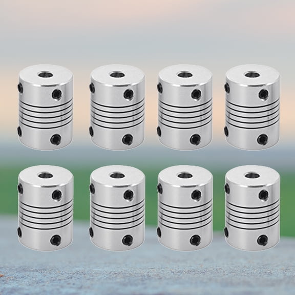 Raindrops Stepper Motor Set, Aluminum Alloy, Absorption, Easy Installation, 8 Pieces