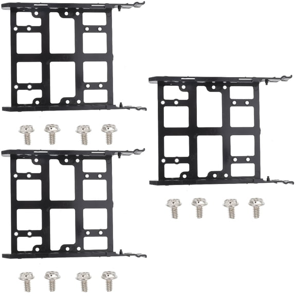 Raindrops 9 PCS Hard Drive Mounting Bracket Internal Drive Tray Hard Disk Mount Bracket