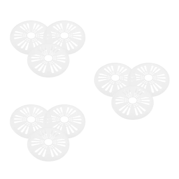 Raindrops 9 PCS Plastic Semi Automatic Washing Machine Cover White 24cm Plastic Semi Automatic Washing Cap Accessories