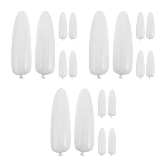 Raindrops PVC Inflatable Boot Supports White Reusable for Tall and Mid Calf Boots