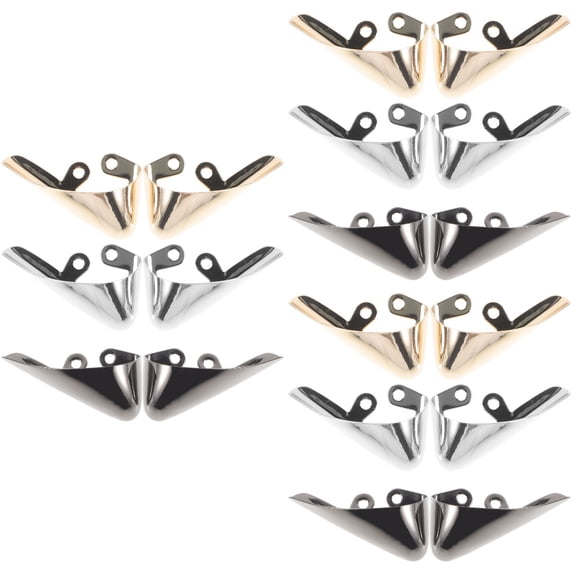 Raindrops 9 Pairs High Heel Tip Covers, Metal Toe Protectors for Pointed Heels, Shoe Caps to Prevent Damage