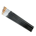 thumbnail image 1 of USHOBE Painting Supplies for Artists Black Nylon Paint Brushes for Dolls Birthday 9Pcs, 1 of 8