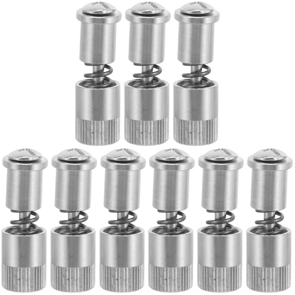 Raindrops 9-Piece Household Sewing Machine Spring Foot Clamp Set with Replacement Screws, Assorted Styles Included