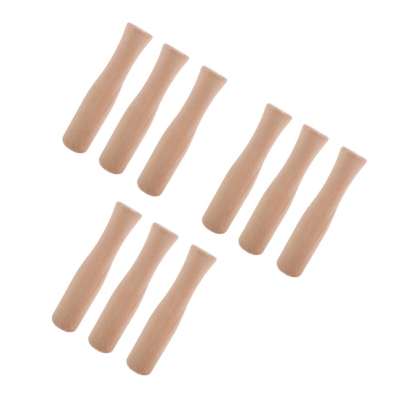 Raindrops 9 pcs  Wooden Pestle Set For Kitchen Use Garlic Nut Grinder And Meat Tenderizer Tool For Grinding And Pounding Muddling