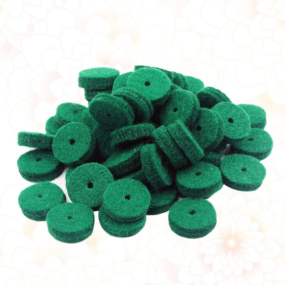 Raindrops 90Pcs Piano Keyboard Washer Green Felt Replacement for Piano Repair