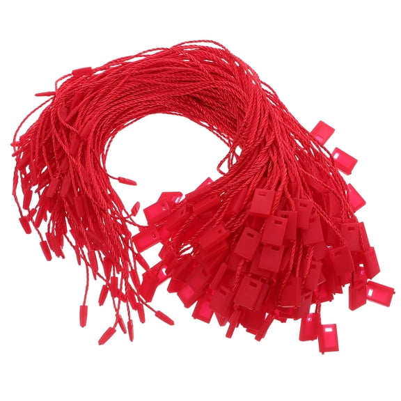 Raindrops Red Polyester Cord for Hanging Tags, Easy Installation, 990Pcs