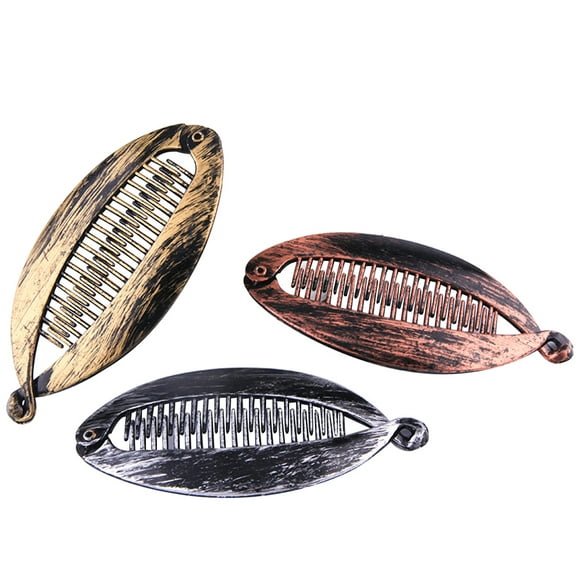 Raindrops Durable Hair Clip Claw 9Pcs Long Hair Updo Ponytail Holder Assorted Color Retro Flower