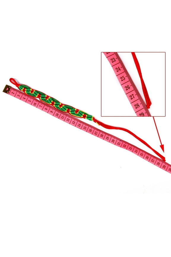 9-Piece Unisex Knurled Thread Bracelets Set for Wrist and Ankle, Assorted Colors and Stylish Designs