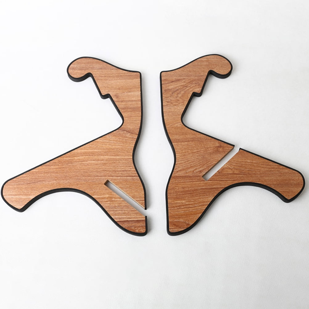 Raindrops Acoustic Guitar Floor Stand with Integrated Ukulele Holder for Secure and Easy Instrument Storage and Display