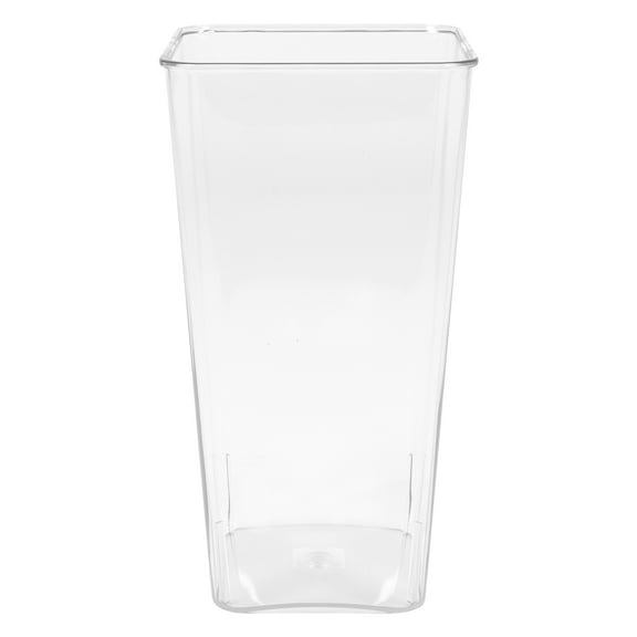 Raindrops Acrylic Flower Preservation Container for Storage Transparent RoundEdges SmoothSurface 4.5 Inches