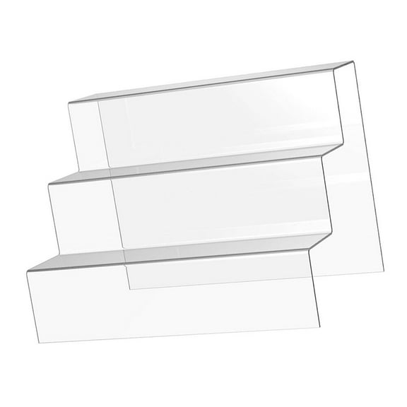 Raindrops  Acrylic Organizer Stepped Display Stand Shelf Easel Computer Monitor