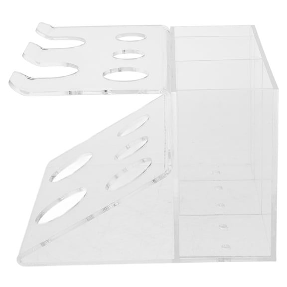 Raindrops Acrylic Razor Holder for Bathroom Vanity Organize Razors Toothpaste Daily Necessities 6.5"x4.3"x2.8"