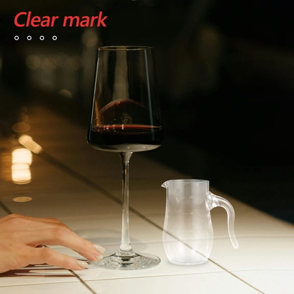 Raindrops Clear Acrylic Tea Pitcher and Wine Decanter, 1-Piece Transparent Beverage Server for Home, Parties, Entertaining and Outdoor Use