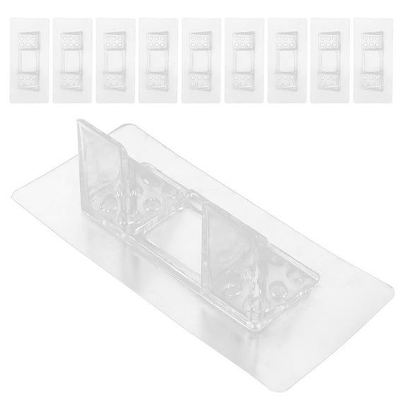 Raindrops Adhesive Shelf Bracket 10pcs Self Adhesive Shelf Support Pegs Shelf Pins Shelf Clips for Cabinet Clapboard