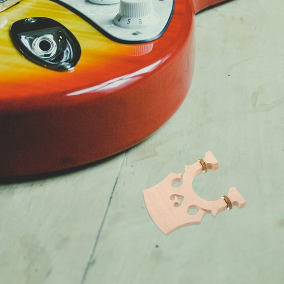 Raindrops Adjustable Cello Bridge Made of Maple Wood for European 3/4 Size Cello with Low and Tall Options