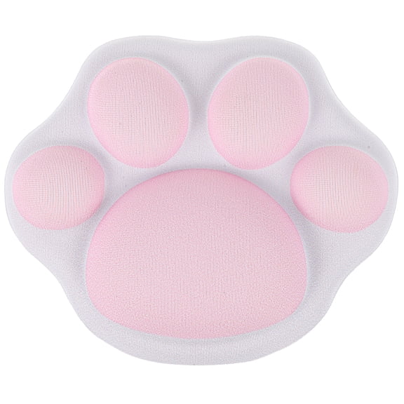 Kitandove Pink Cat Paw Shape Cushion 1Pcs 4.3x3.7x0.8In