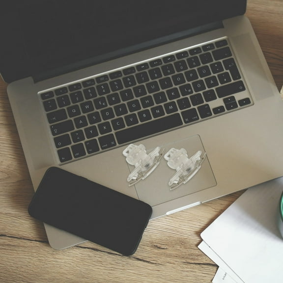 Raindrops Aim Controller Mobile Game Controller Simple Styling Transparent ABS Metal for Mobile Gaming 1 Pair