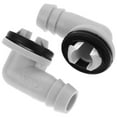 thumbnail image 1 of Raindrops Air Conditioner Drain Connector 2Pcs Leakproof Design Plastic For Diy Users Hospital Use, 1 of 8