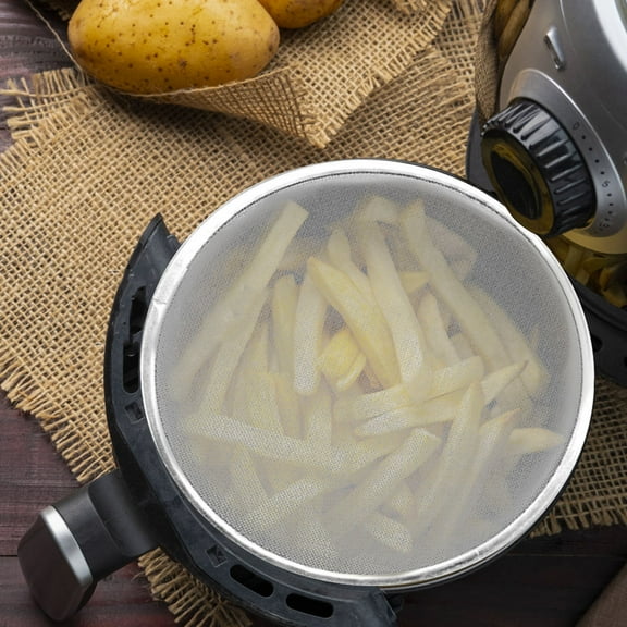 Raindrops Air Fryer Splatter Mesh Stainless Steel Anti Oil Splattering Cover For Kitchen Baking Splash Guard Grease Splatter Screen Guard