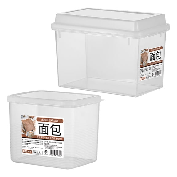 Raindrops Large Airtight Bread Container for Kitchen Storage, Keeps Bread Longer, Transparent PP Material, Versatile Use