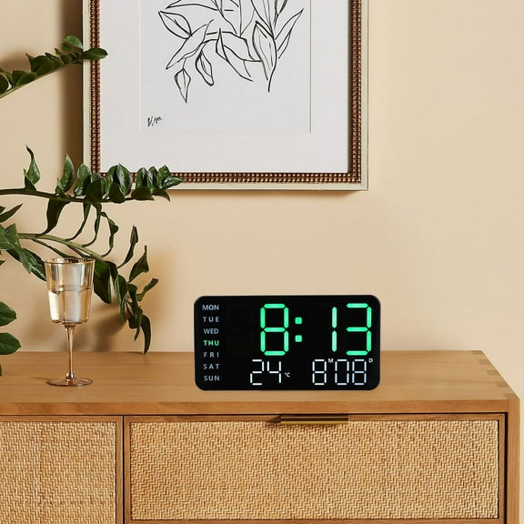 Raindrops  Alarm Clock Digital Shape Electronic Travel Office