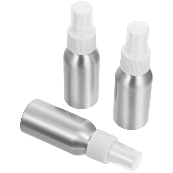 Raindrops Reusable Oil Spray Bar Cocktail Bitters Atomizer Sprayer Silver Aluminum 3Pcs