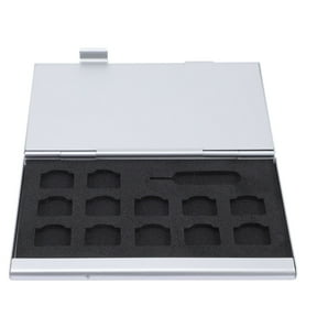 HONMEET Sim Cards Case Aluminium Alloy 1Pcs 3.5x2.4in