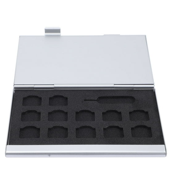 HONMEET Sim Cards Case Aluminium Alloy 1Pcs 3.5x2.4in