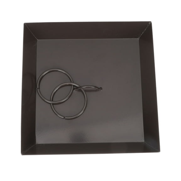 Raindrops Anchoring Basin for Rain Chain PP Black 26x8.7in Home Supplies 1Set