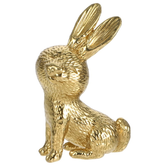 FOMIYES Brass Animal Knobs Golden Bunny Drawer Pulls for Dresser Cabinet Hardware Decor