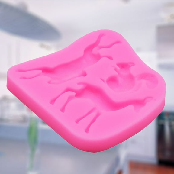 Raindrops Silicone Animal Cake Mold Flexible Baking Pan Tool for Kids and Adults