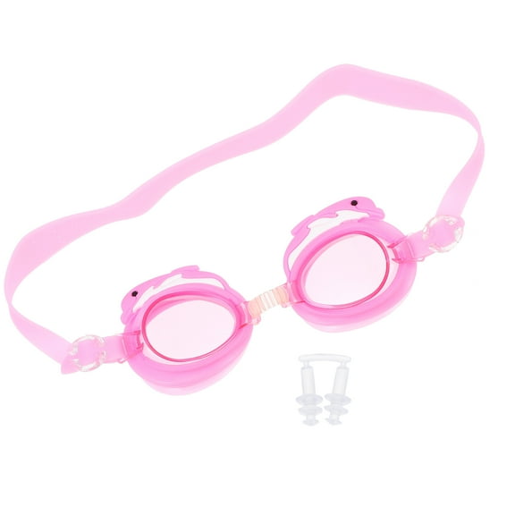 Raindrops  Anti Fog Swim Goggles Blocker Nose Clip Adult Swimming Boy Man Pink
