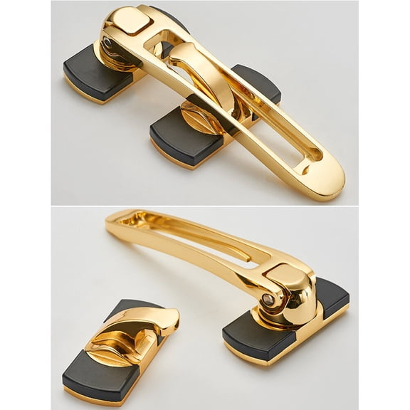 Raindrops Heavy Duty Door Security Chains Zinc Alloy Golden 1Pcs